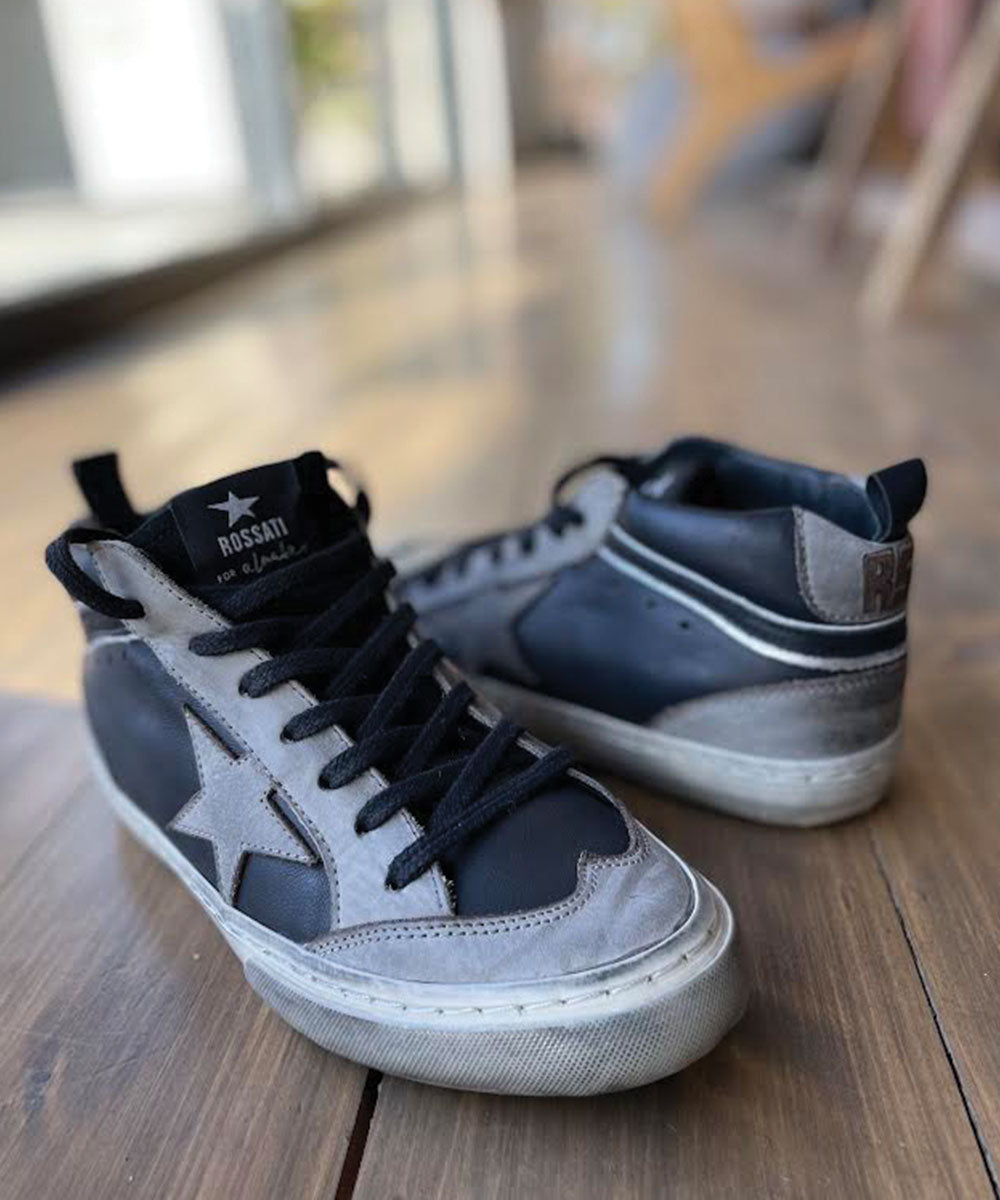 Zapatilla urbana Rossati caña media negra – Almabar Tienda