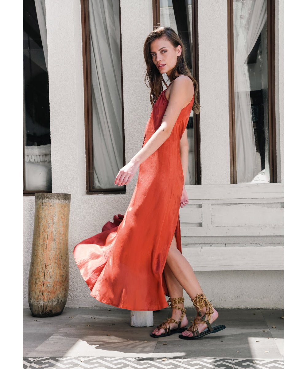 VESTIDO ALEGRIA LADRILLO