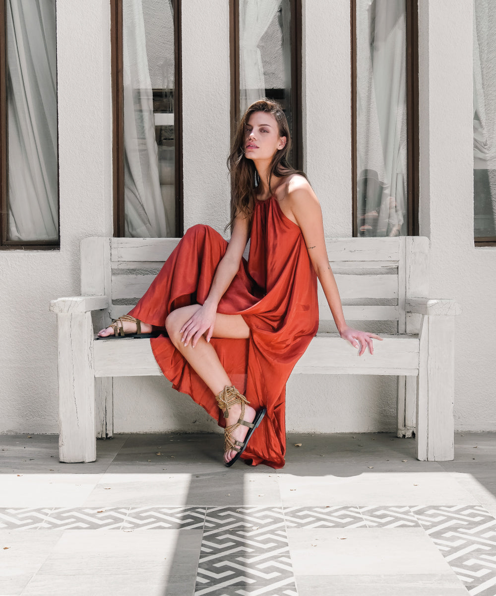 VESTIDO ALEGRIA LADRILLO