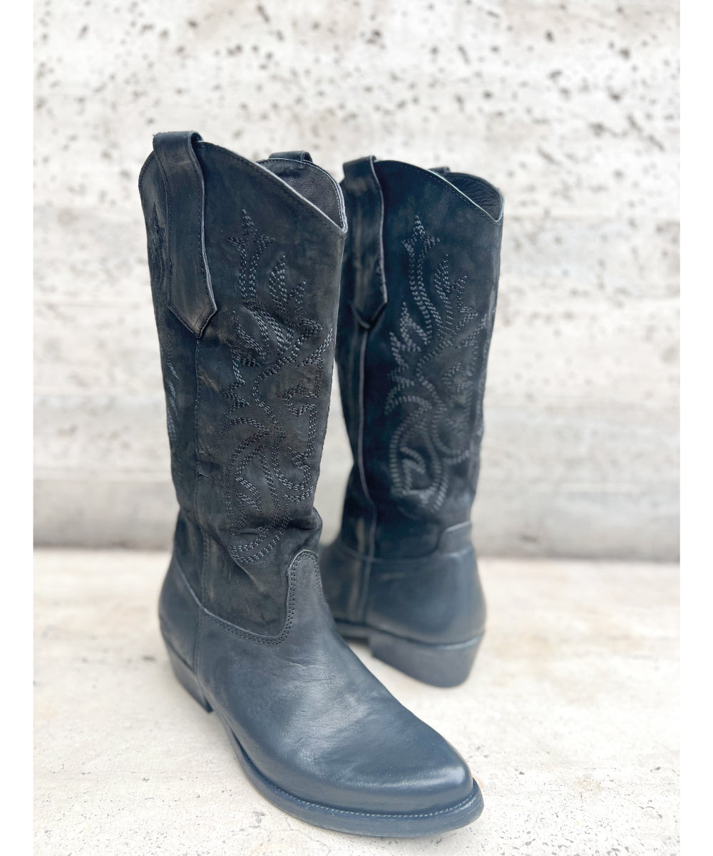 BOTA VAQUERA ALTA NEGRA 36791