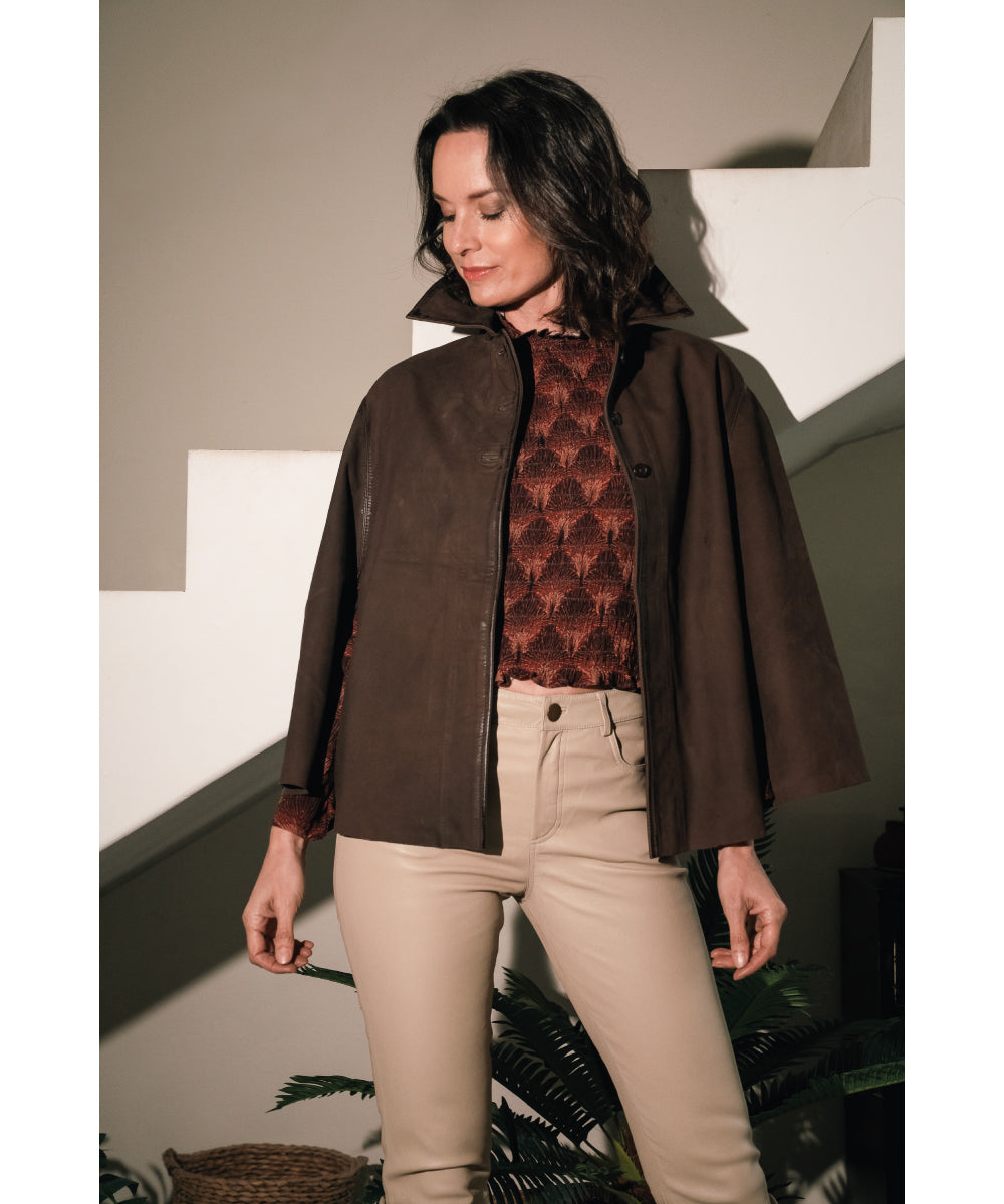 CAPA GAMUZA CHOCOLATE