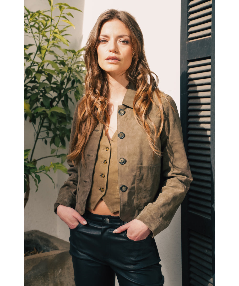 CHAQUETA JONES KAKHY GAMUZA