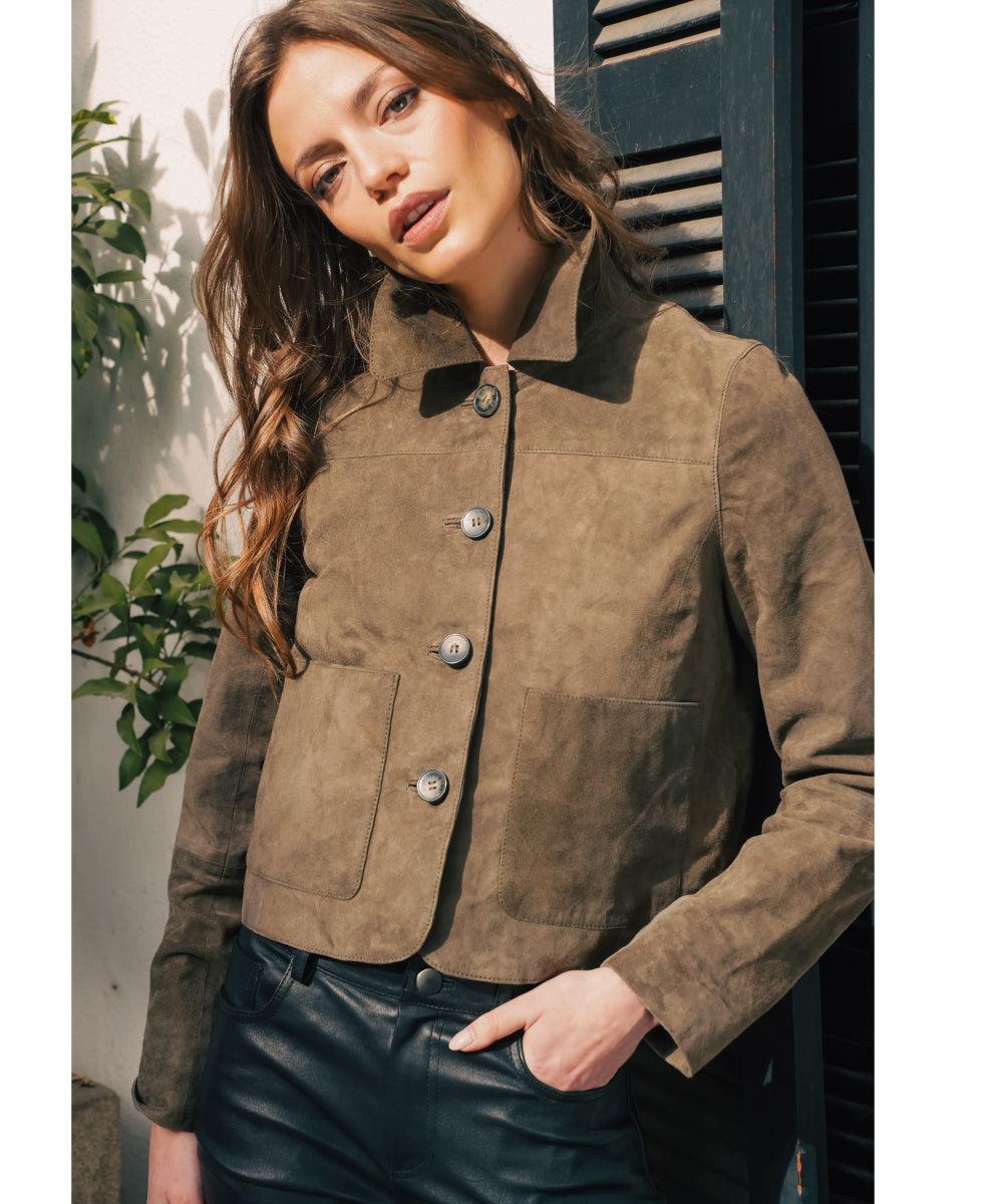 CHAQUETA JONES KAKHY GAMUZA