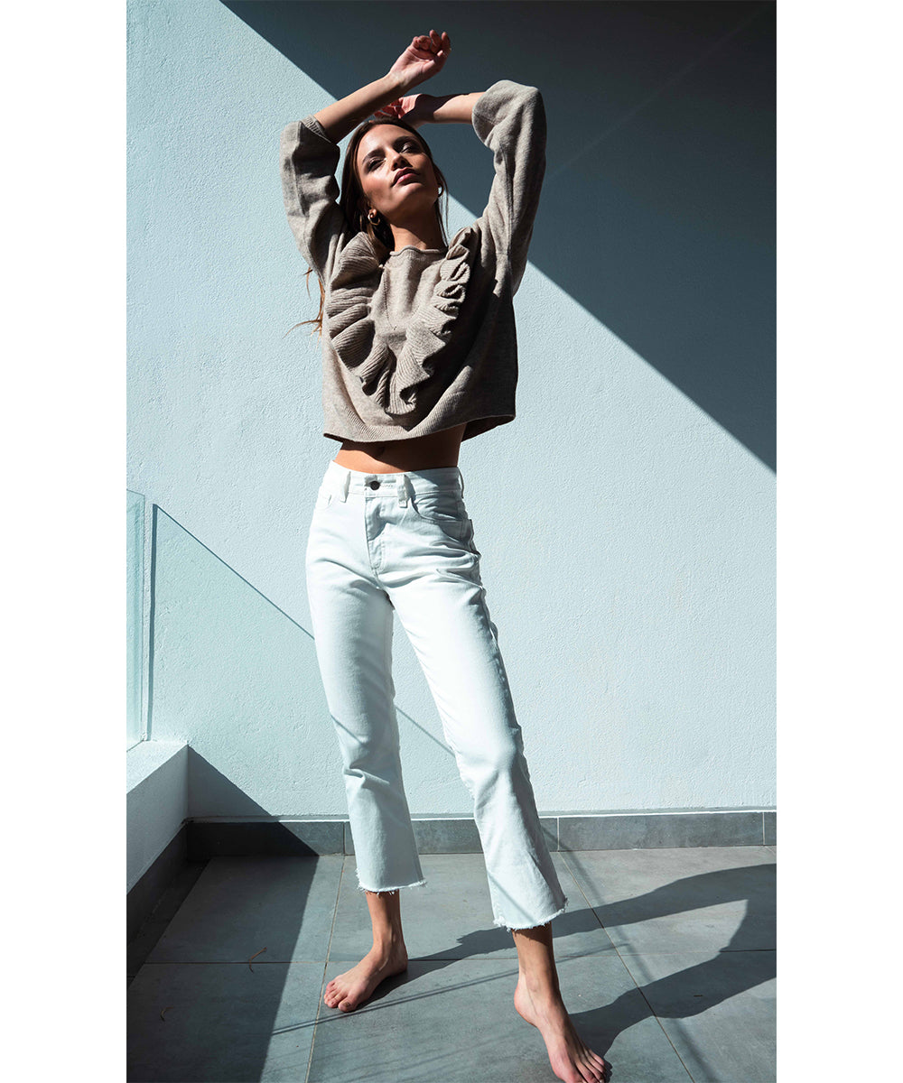 JEANS KING WHITE