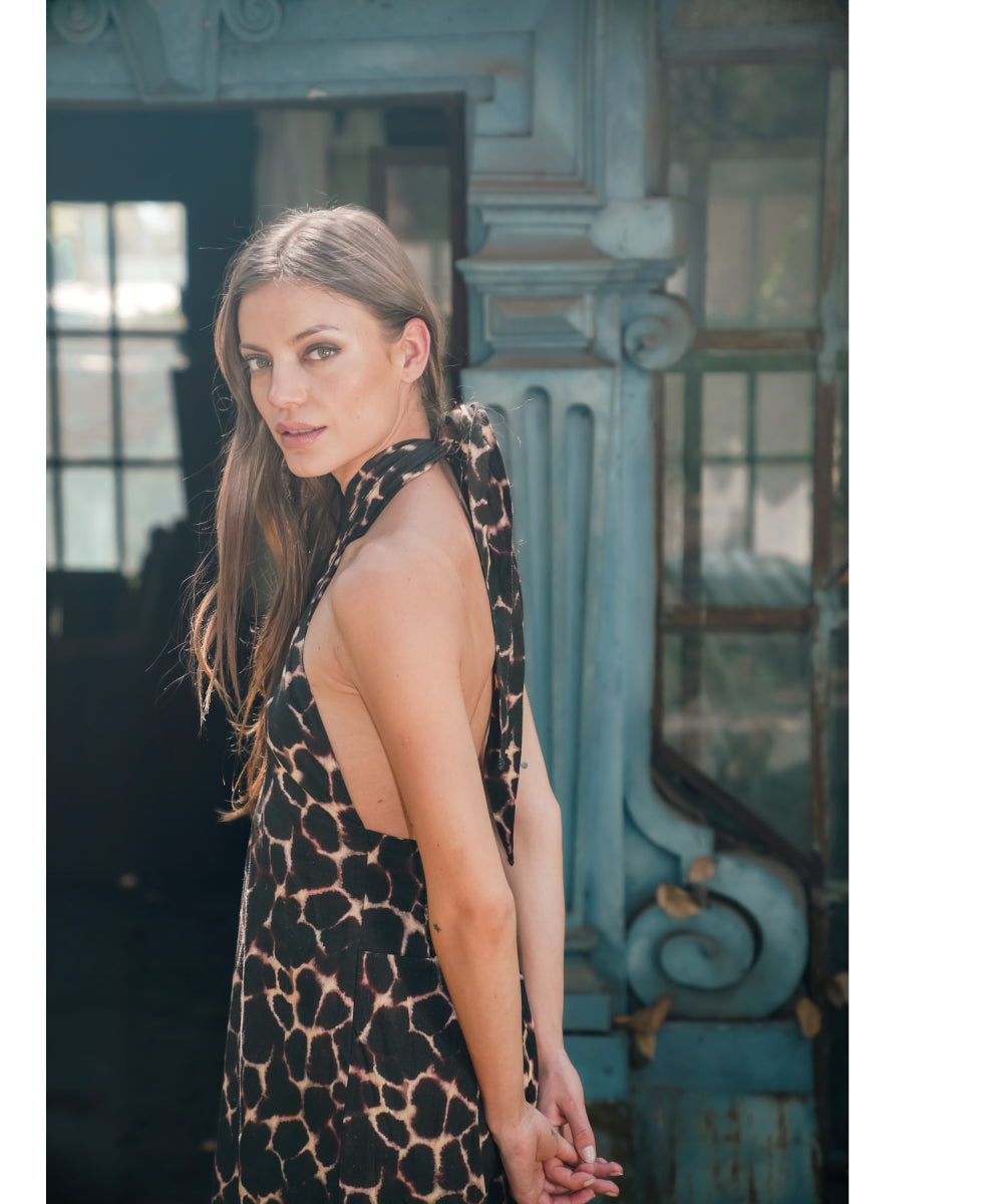 VESTIDO MELISA JIRAFA