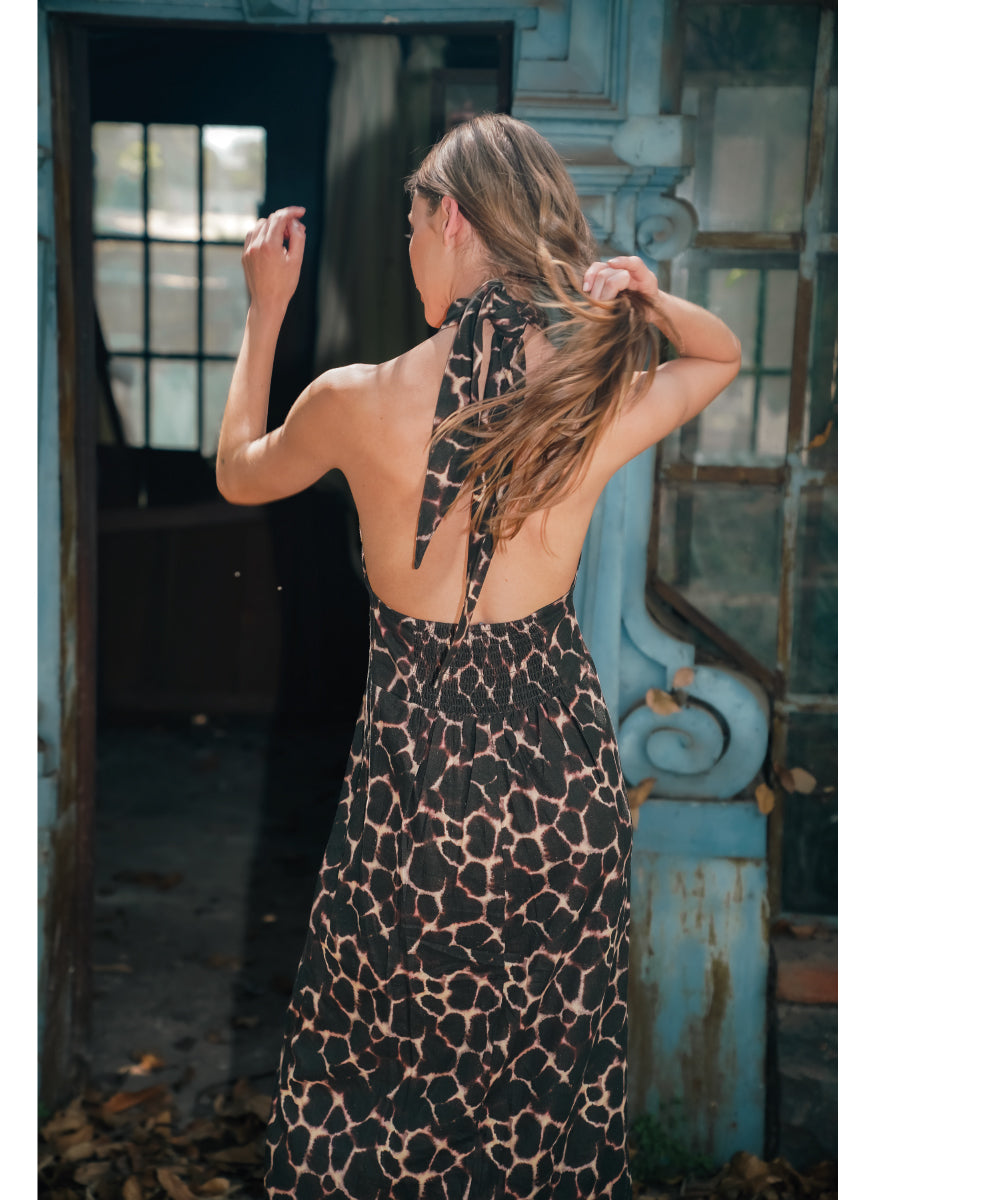 VESTIDO MELISA JIRAFA