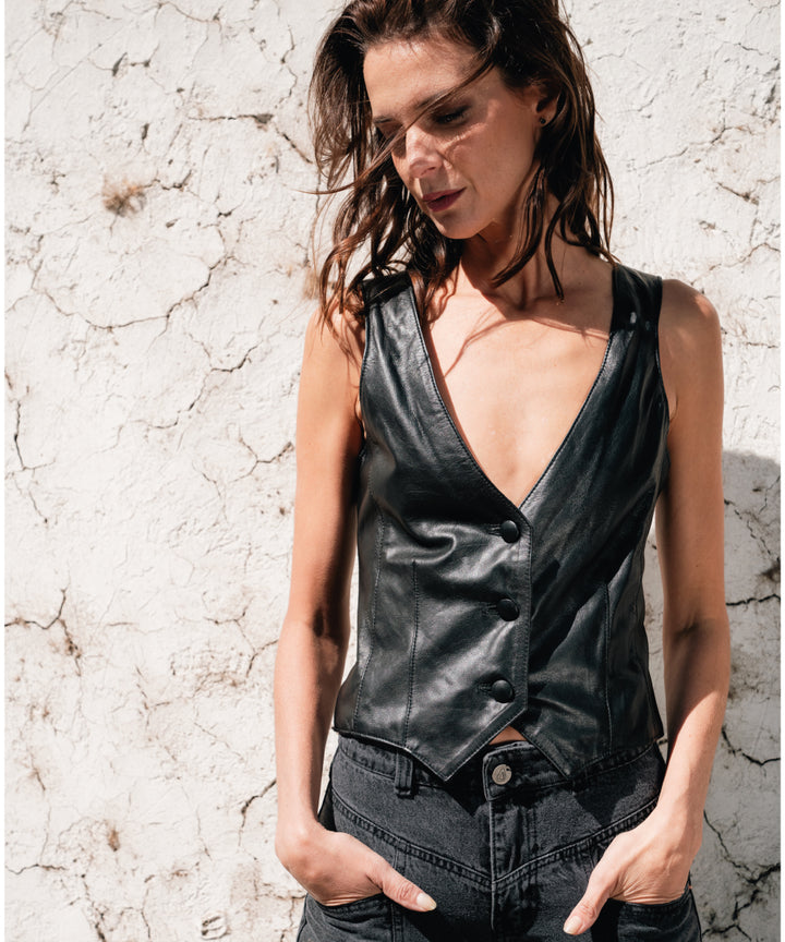 VEST DE CUERO
