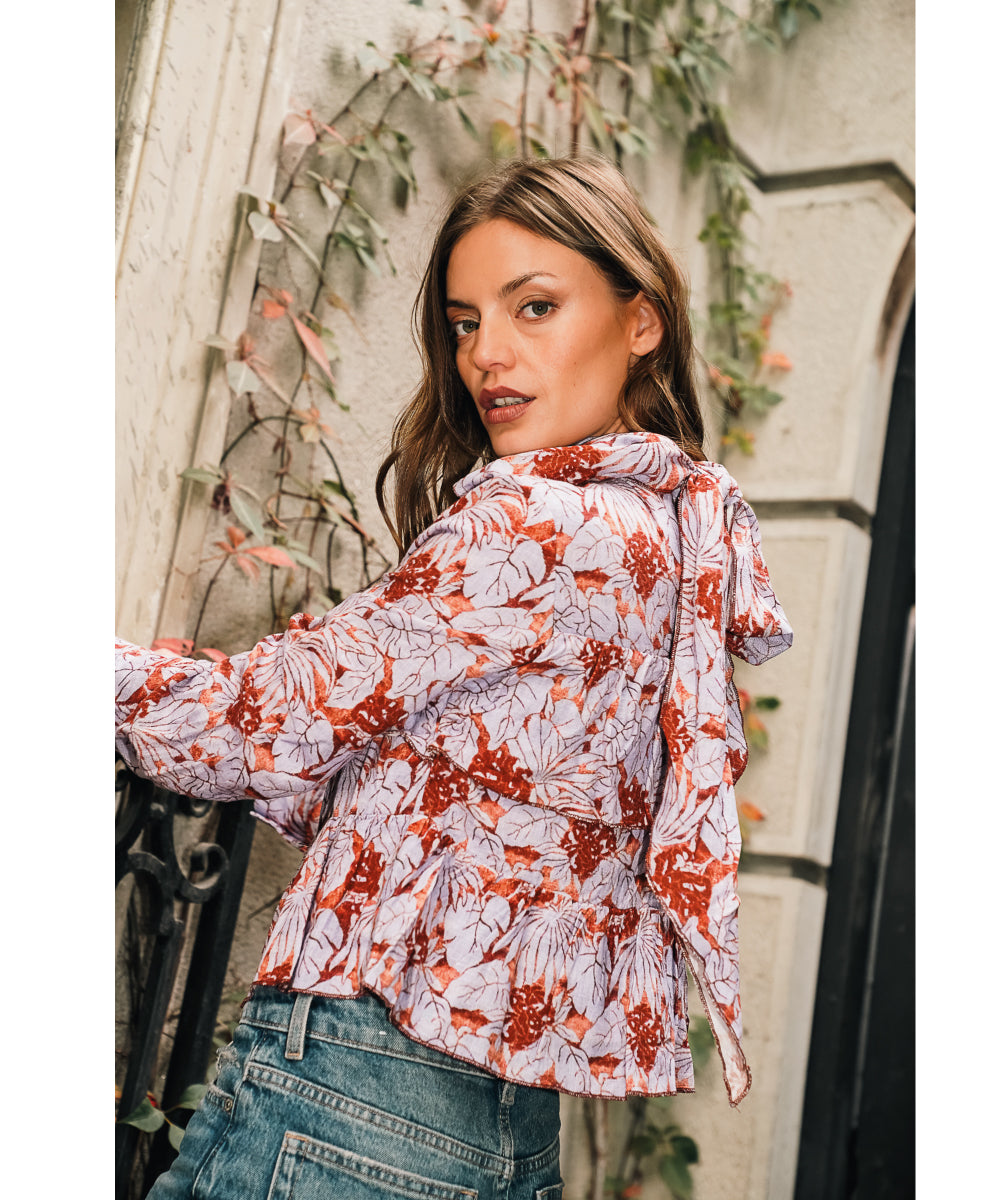 BLUSA AMY PRINT CELESTE