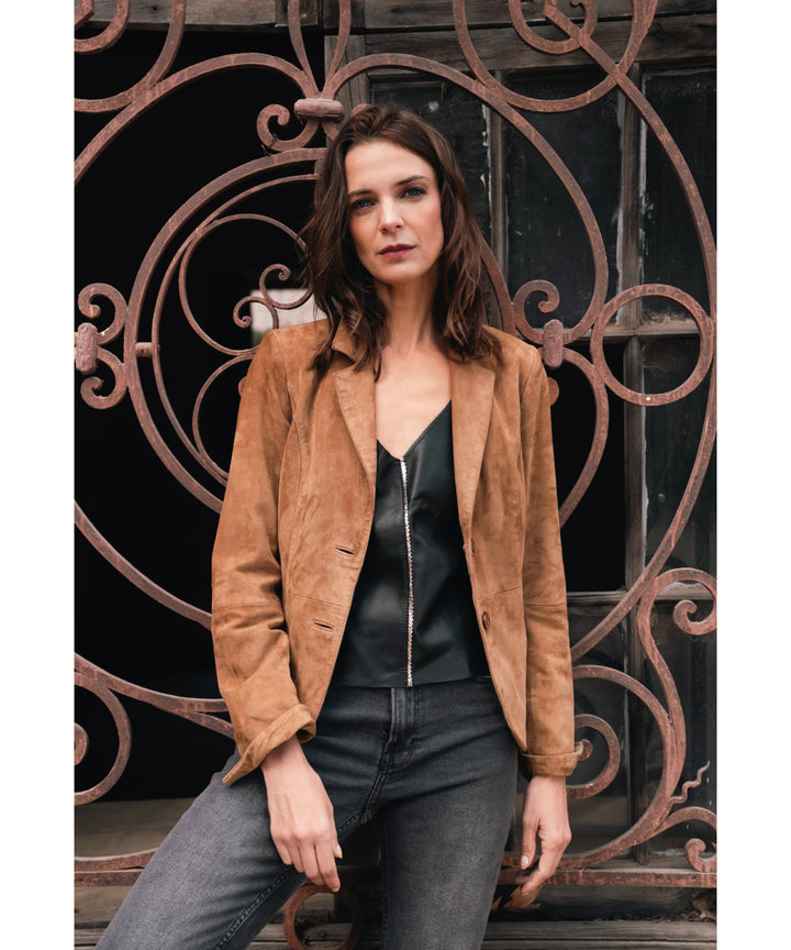 BLAZER GAMUZA AUGUSTA