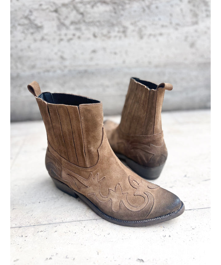 BOTA VAQUERA GAMUZA 36802 CON ELASTICO