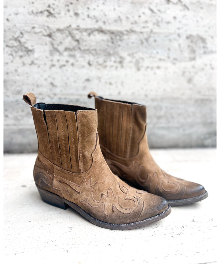 BOTA VAQUERA GAMUZA 36802 CON ELASTICO