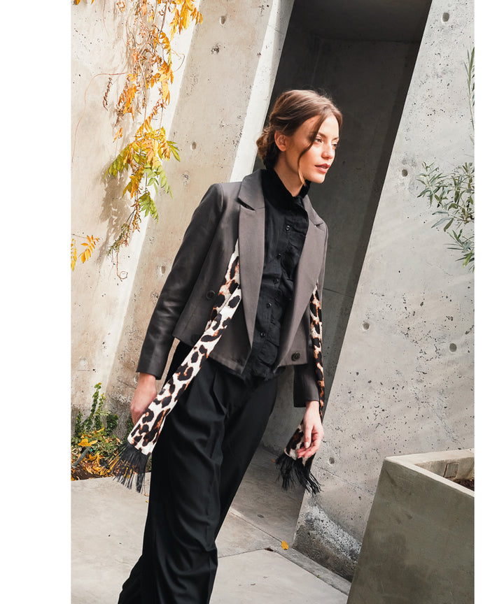 BLAZER LYON OLIVA/GRISACEO