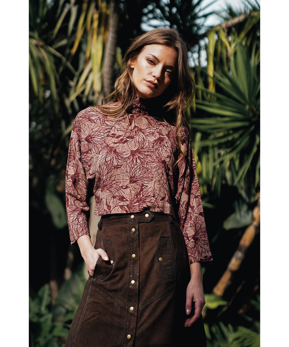 BLUSA GALA PRINT TIERRA