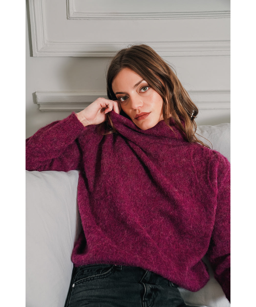 TEJIDO MAR MAGENTA ALPACA