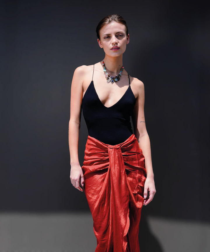 POLLERA NUIT LADRILLO