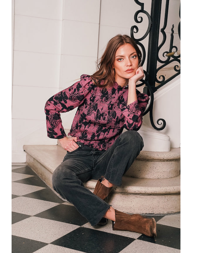 BLUSA OFELIA MALVA
