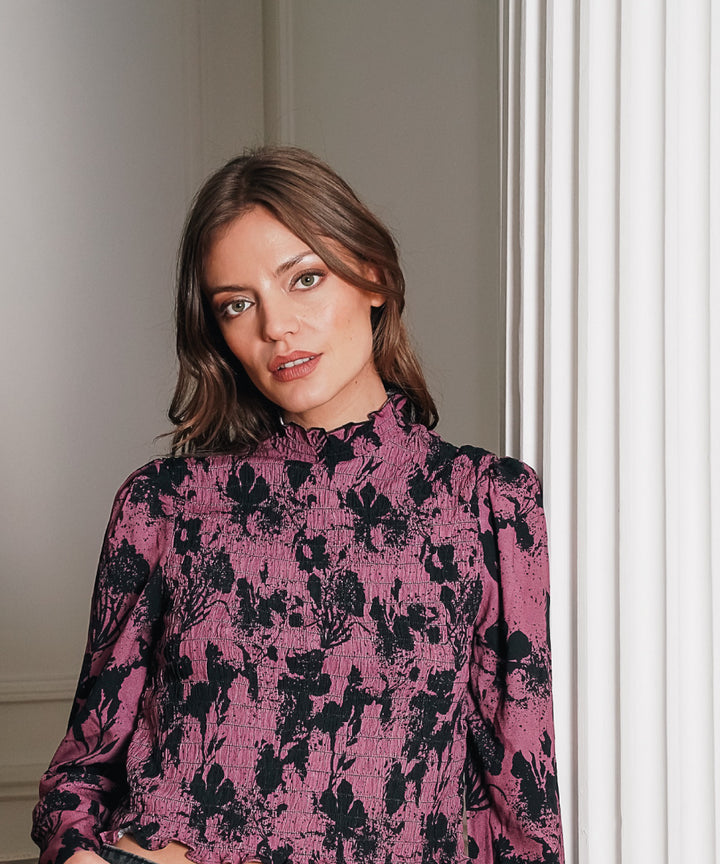BLUSA OFELIA MALVA
