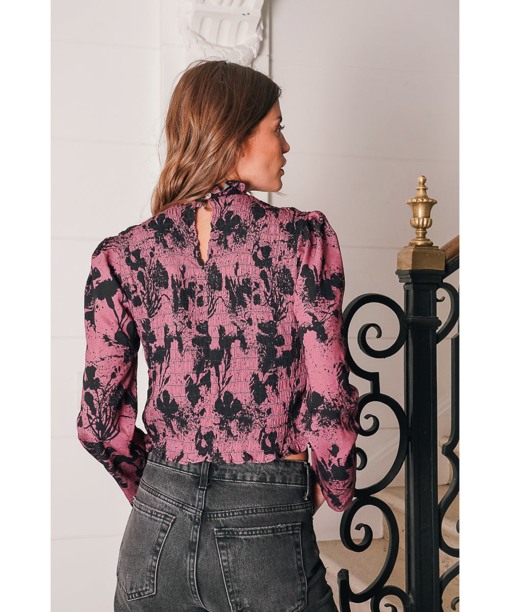 BLUSA OFELIA MALVA