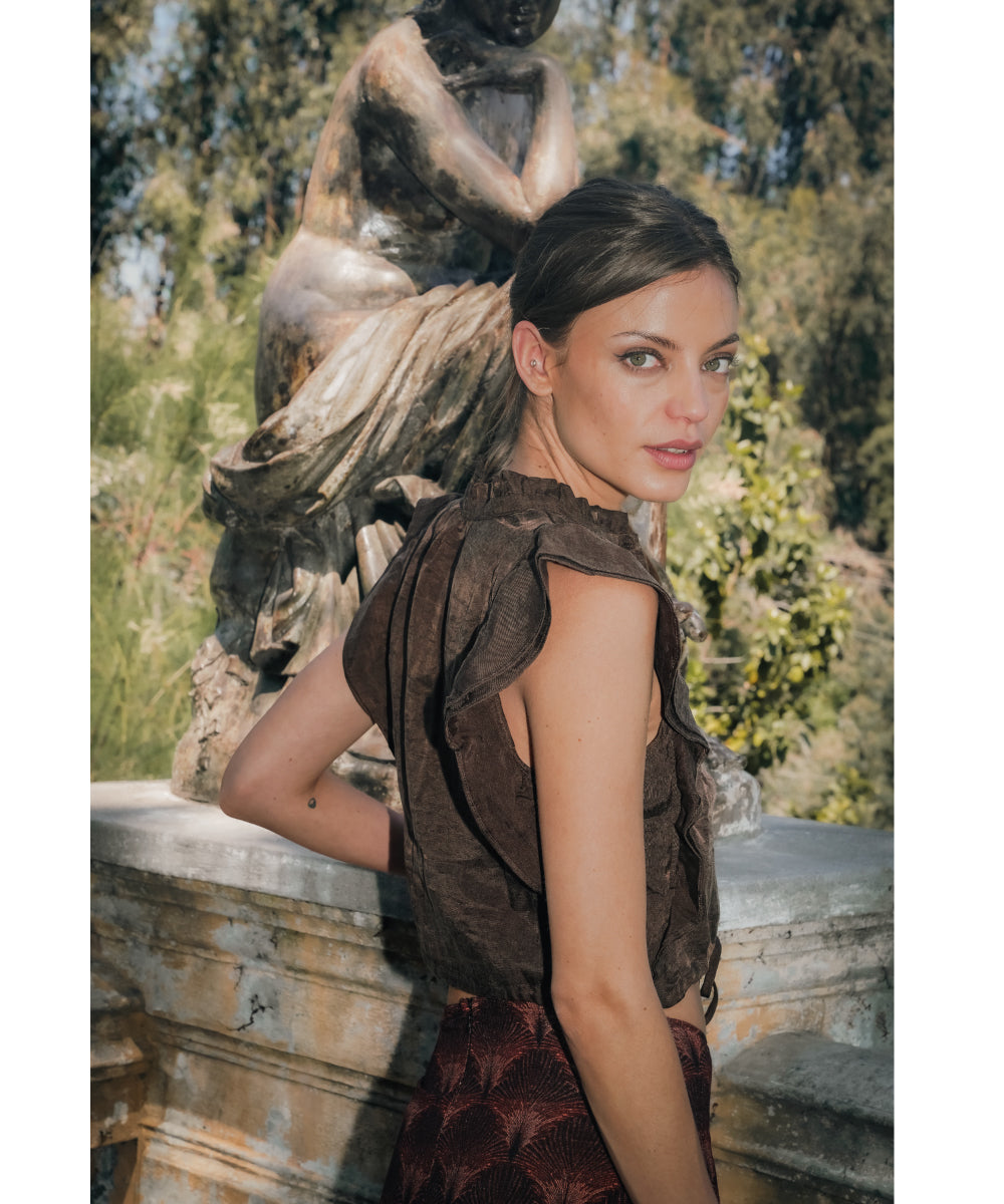 BLUSA TOTA CHOCOLATE