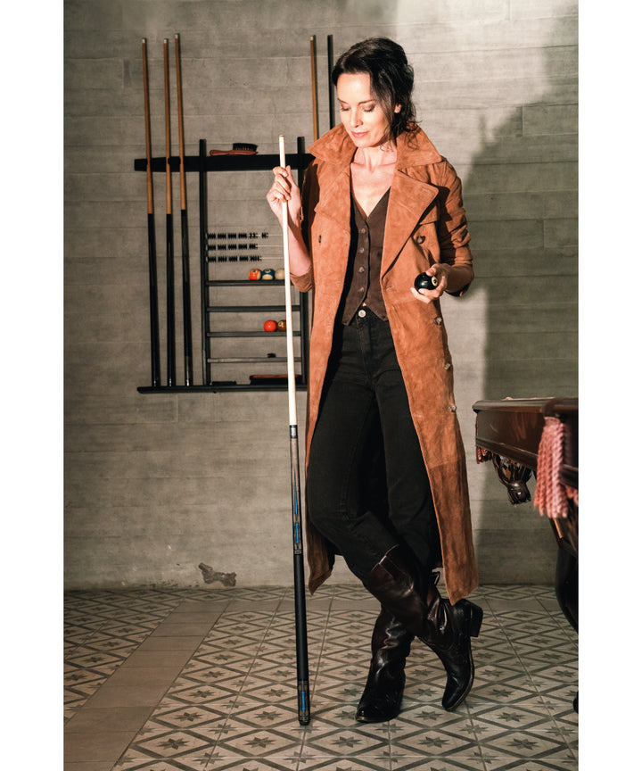 TRENCH GAMUZA COÑAC