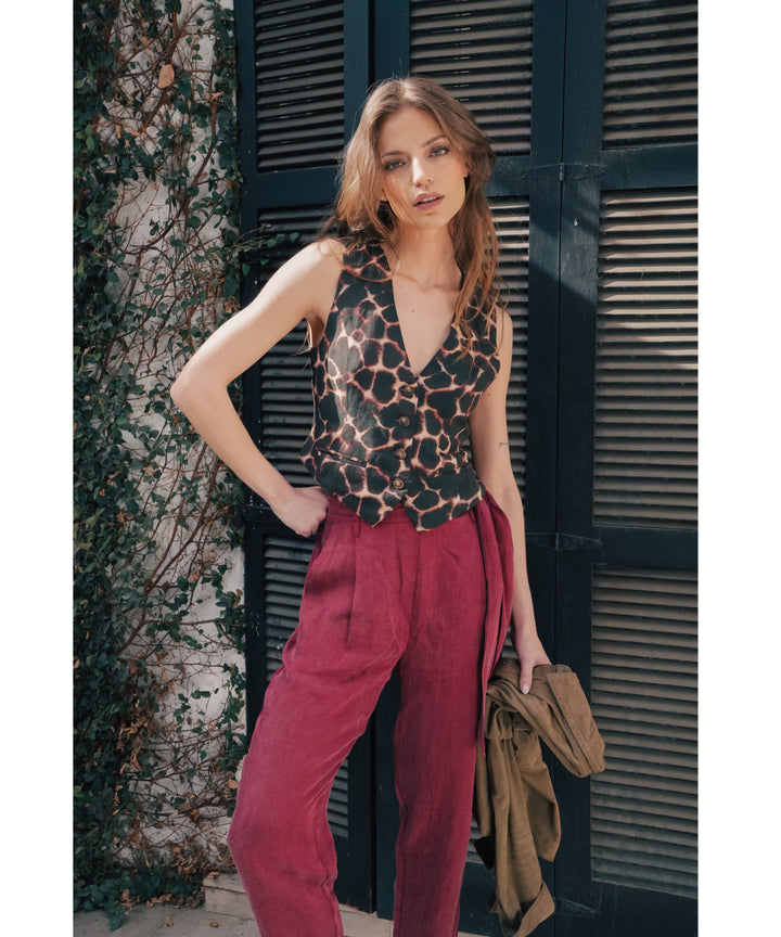 PANTALON NORAH VINO