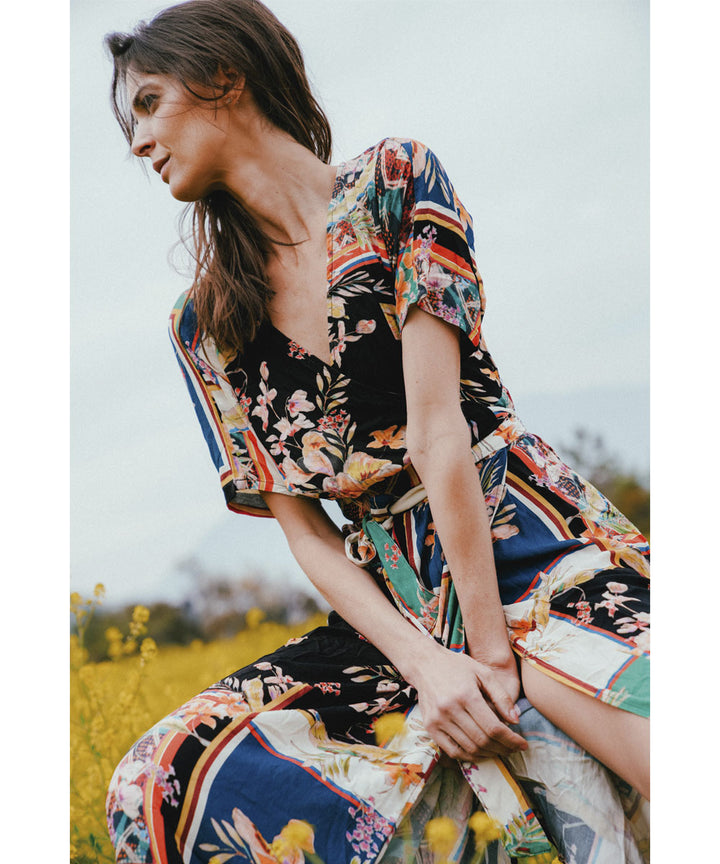 VESTIDO AMPARO PATCHWORK