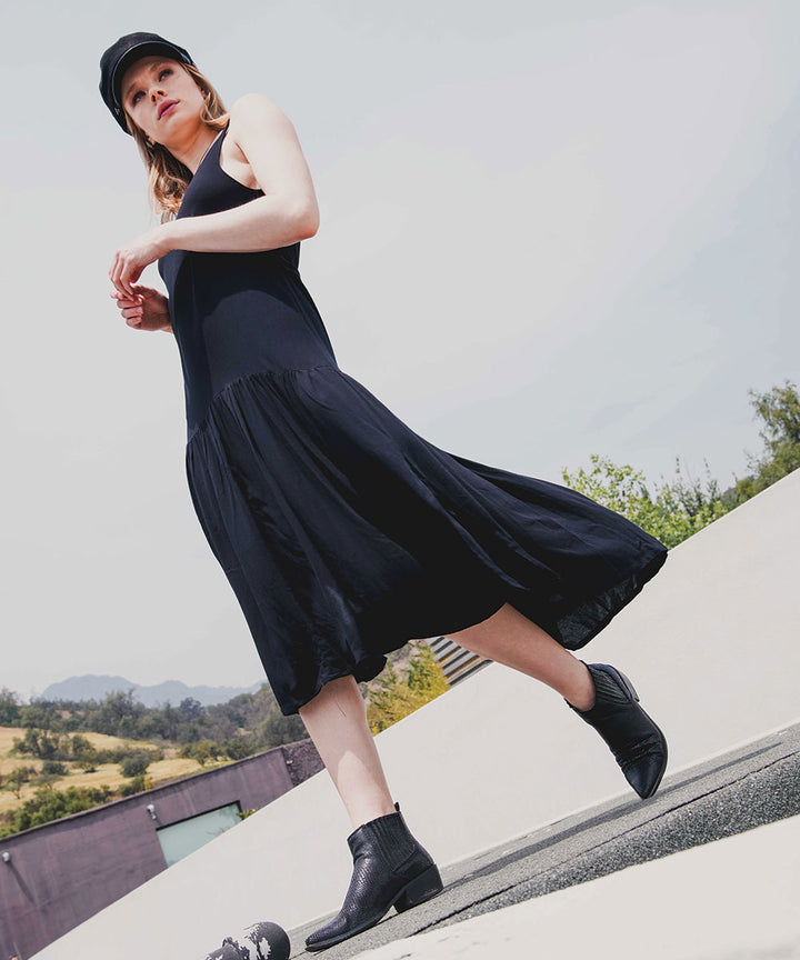 VESTIDO MANGO NEGRO
